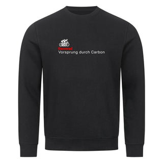 Vorsprung durch Carbon Organic Sweatshirt - Cycltastic fahrrad rennrad cycle fahrradliebe gravelbike