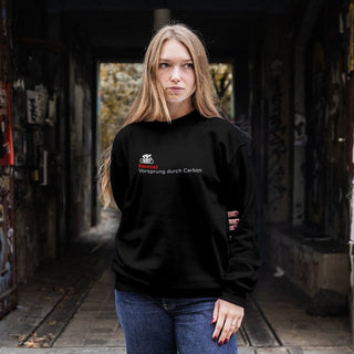 Vorsprung durch Carbon Organic Sweatshirt - Cycltastic fahrrad rennrad cycle fahrradliebe gravelbike